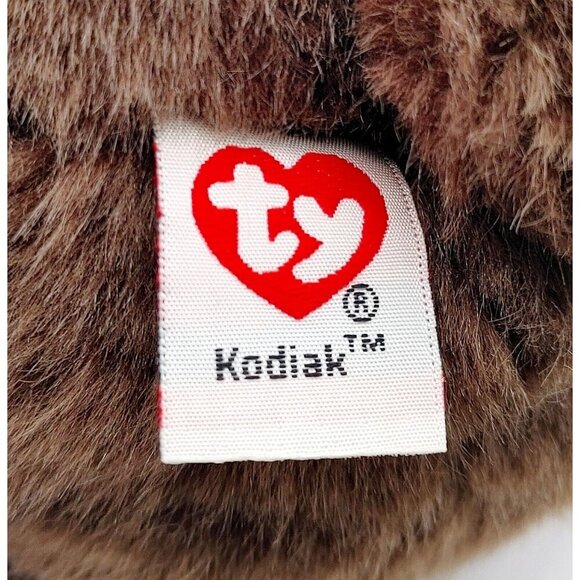 Ty Kodiak The Bear Plush Ty Wild Wild Best Brown Retired 2011 12" Rare! HTF - Picture 4 of 4